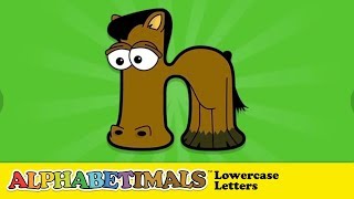 LOWERCASE Animal Alphabet Letters App  Alphabetimalscom [upl. by Scriven782]