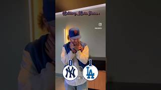 Yankees or Dodgers Mets Fans Must Pick a Side for the World Series 🏆⚾ worldseries la ny mets [upl. by Craner]