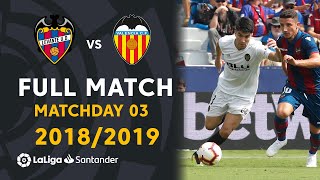 Levante UD vs Valencia CF 22 J03 20182019  FULL MATCH [upl. by Eeresid]