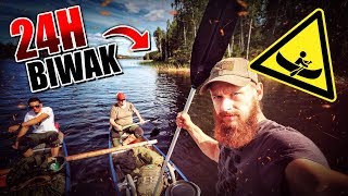 24H Biwak in Schweden mit Kanu und neuer Ausrüstung  Overnighter Übernachtung 2 [upl. by Bartie]