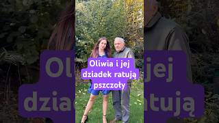 Oliwia i jej dziadek Marian  duet nie do zastąpienia Oboje ratują pszczoły 🐝 katowice bees [upl. by Dugald895]