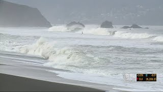 Earthquake Off Coast Of Alaska Triggers Tsunami Watch In Bay Area [upl. by Annhoj874]