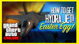 GTA V HOW TO GET THE HYDRA JET [upl. by Hploda]