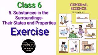 5 Substances in the surrounding Their states and properties Exercise 6th Science chapter 5 Exercise [upl. by Roland]