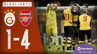 🚀AARON RAMSEY WITH A ROCKET  Galatasaray 14 Arsenal  Highlights  Dec 9 2014 [upl. by Yetsirhc]