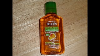 Fructis Sleek amp Shine Moroccan Sleek Oil Treatment Review [upl. by Lelith]