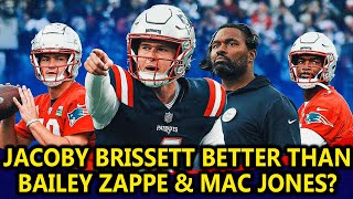 Patriots New Quarterback Jacoby Brissett Better Than Bailey Zappe amp Mac Jones [upl. by Enneicul]