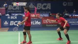 BCA Indonesia Open 2016  Badminton QF M4WD  AwaKet vs HooWoon [upl. by Anatnom]