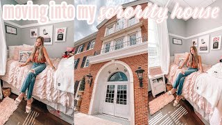 MOVING INTO MY SORORITY HOUSE Kappa Alpha Theta  University of Alabama [upl. by Bainter]