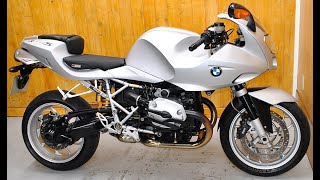 BMW R1200S2007 exhaust sound and detailsＢＭＷＲ１２００Ｓハイライン詳細及び純正マフラー音 [upl. by Byran]