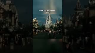 Disney World1974  4K 60fps Add sound effects  wendys nostalgia throwback disneyworld [upl. by Wisnicki]