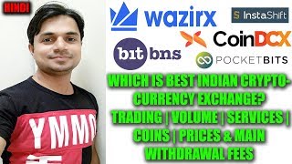 Best Cryptocurrency Exchange in India  Services  Feature  Coin  Trading Volume  Withdrawal Fee [upl. by Stier]