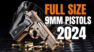 TOP 5 Best Full Size 9mm Pistols In 2024 Buy These Behemoths [upl. by Aerdnaxela]