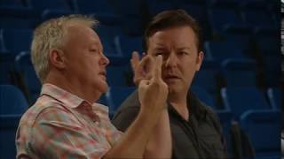 The Art Of Breaking Character Ricky Gervais Stephen Merchant Ian McKellen  Extras [upl. by Eignat]