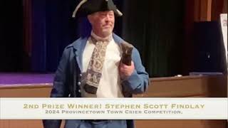 Provincetown Town Crier Competition 2024 [upl. by Simah]