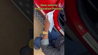 New vehicle registration process vehicleregistration automobile carregistration [upl. by Shabbir]