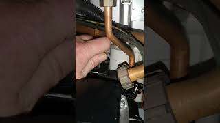 how to run P0 air purge on vaillant ecotec pro boiler after draining down [upl. by Nomaid]