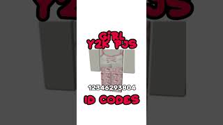 part 2 Girl Y2K PJS ID CODES roblox [upl. by Dalis]