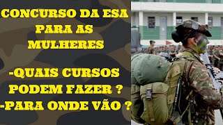 Como funciona a ESA para as mulheres  Exército Brasileiro Feminino [upl. by Ecinrahs80]