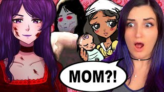 Pregnant Woman Plays Scary Mother Games [upl. by Lorrac]