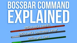 Minecraft Bossbar Command Explained  Snapshot 18w05a [upl. by Almeida]