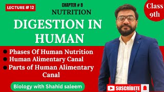 Digestion in Human  Class 9  Chap 8 Biology  Nutrition  Sciencekakamaal with shahid saleem [upl. by Ailemrac]