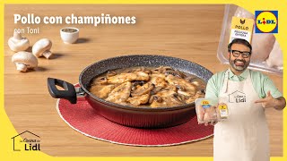 Pollo con champiñones 🍗🍄  Recetas de pollo  Lidl España [upl. by Hilda203]