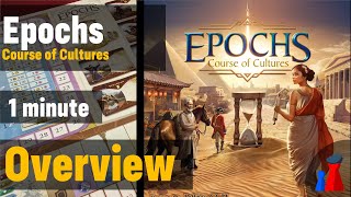 Epochs Course of Cultures 1 minute Overview  Peaky Boardgamer [upl. by Desi]