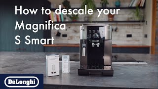 How to descale your DeLonghi Magnifica S Smart [upl. by Oigolue156]