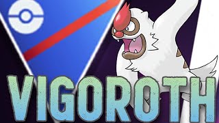 VIGOROTH is A VERY STRONG OPEN GREAT LEAGUE PICK  Pokemon GO Battle League [upl. by Enneibaf596]