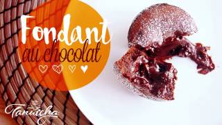 Fondant au chocolat  مولتن كيك  Molten cake [upl. by Artenal]