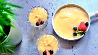 Vanilla Custard Recipe With Custard Powder [upl. by Nonnair519]