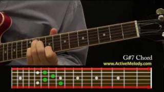 How To Play a G7 Sharp Chord On The Guitar [upl. by Ajiram156]