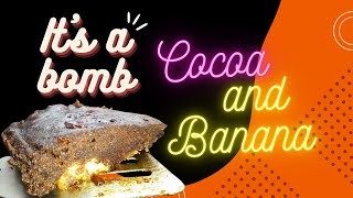 Decadent Cocoa Banana Pancakes 🍫🍌 Delicious Recipe [upl. by Adneral]