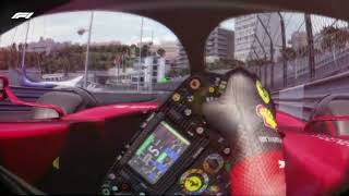 Monaco F1 Leclerc Helmet Cam  Assetto Corsa [upl. by Neumann]