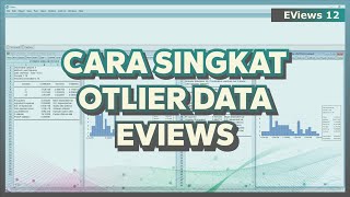 CARA OUTLIER DATA DI EVIEWS ➡️ METODE PENYEMBUHAN UJI ASUMSI KLASIK DI EVIEWS [upl. by Shetrit]