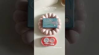 OLENS CONTACT LENS KPOP IDOL FAVORITE  TRY ON  BLANCS BAGAFORO 🤍 [upl. by Nwahsuq]