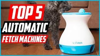 ✅Top 5 Best Automatic Fetch Machines For Dogs Reviews in 2024 [upl. by Anoyk]