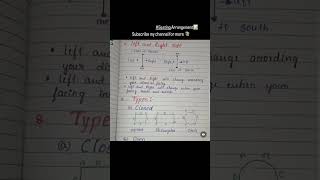 Seating Arrangement Notes📝subscribe like share shortvideos viralvideos viralshort trending [upl. by Mayne]