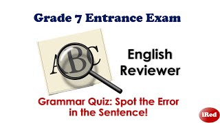 English Reviewer for Incoming Grade 7 [upl. by Eitsud531]