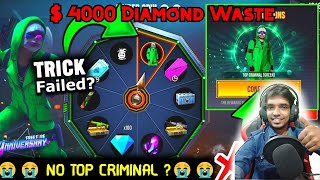 😭RIP 4000 Dimaond 😭  Oi Gamingன் கதறல் 😱😱  Rare Item  Green Top Criminal Spin Tamil 🤕🤕 [upl. by Annoyk]