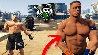 GTA V PC MODS  UN DIA EN LA VIDA DE JOHN CENA  ElChurches [upl. by Tsepmet288]