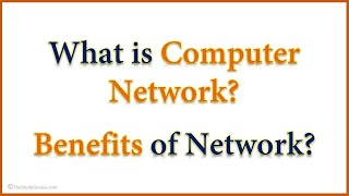 What is Computer Network  in Hindi [upl. by Eehsar]