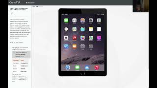 13 2 9 Lab Configure an iPad VPN Connection [upl. by Youlton]