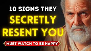 10 SIGNS Someone is SECRETLY DISLIKING YOU  Stoic Wisdom [upl. by Eecyal]