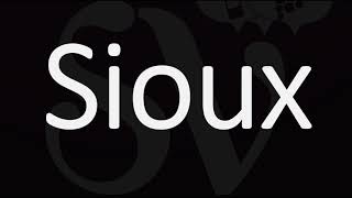 How to Pronounce Sioux CORRECTLY Meaning amp Pronunciation [upl. by Burrows]