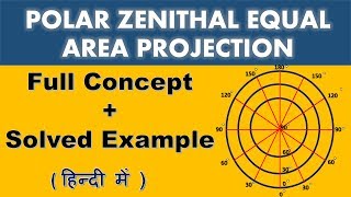 polar zenithal equal area projection [upl. by Natye]