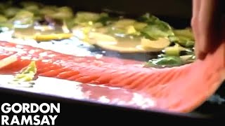 Salmon Salad Nicoise Part 1  Gordon Ramsay [upl. by Richara]