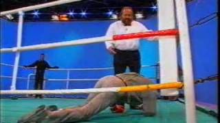 Terence Hill vs Henry Maske vs Bud Spencer boxen live bei Wetten Dass 1994 in Bremerhaven [upl. by Antipas]