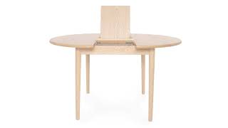 Futon Company  Oslo Oak Extending Dining Table [upl. by Mort345]